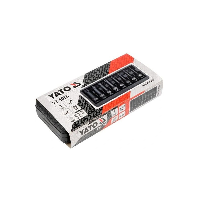 Zestaw udarowych kluczy trzpieniowych 1/2 